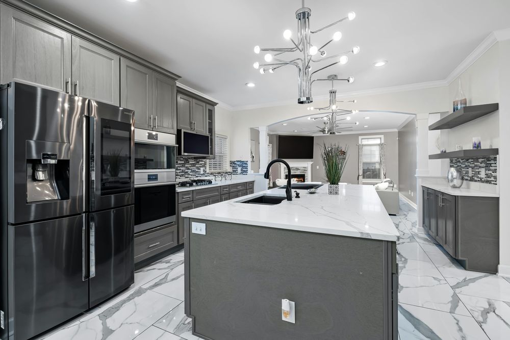 Luxury kitchen renovation by Promised Land Builders